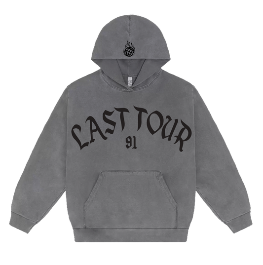 *PREORDER* LAST TOUR 91 HOODIE - VINTAGE GREY