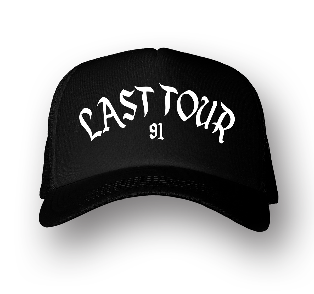 LAST TOUR FOAM TRUCKER HAT - BLACK