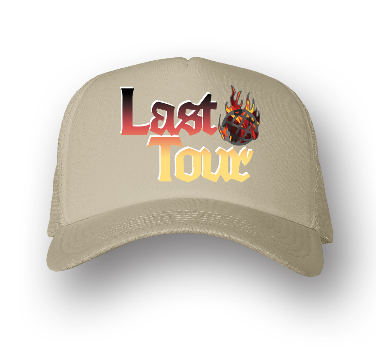 LAST TOUR FOAM TRUCKER HAT - TAUPE