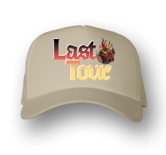 LAST TOUR FOAM TRUCKER HAT - TAUPE